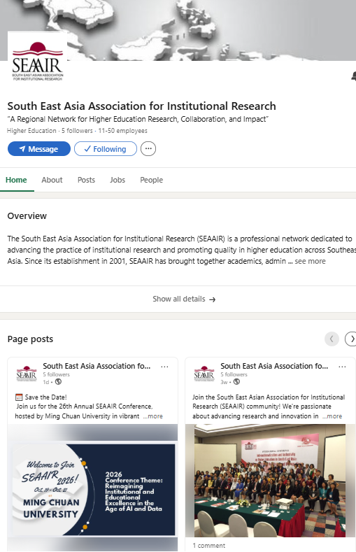 2021 SEAAIR Virtual Conference